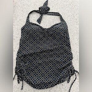 Croft & Barrow halter neck tankini with adjustable sides 14